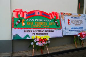 papan bunga di lombok timur selong